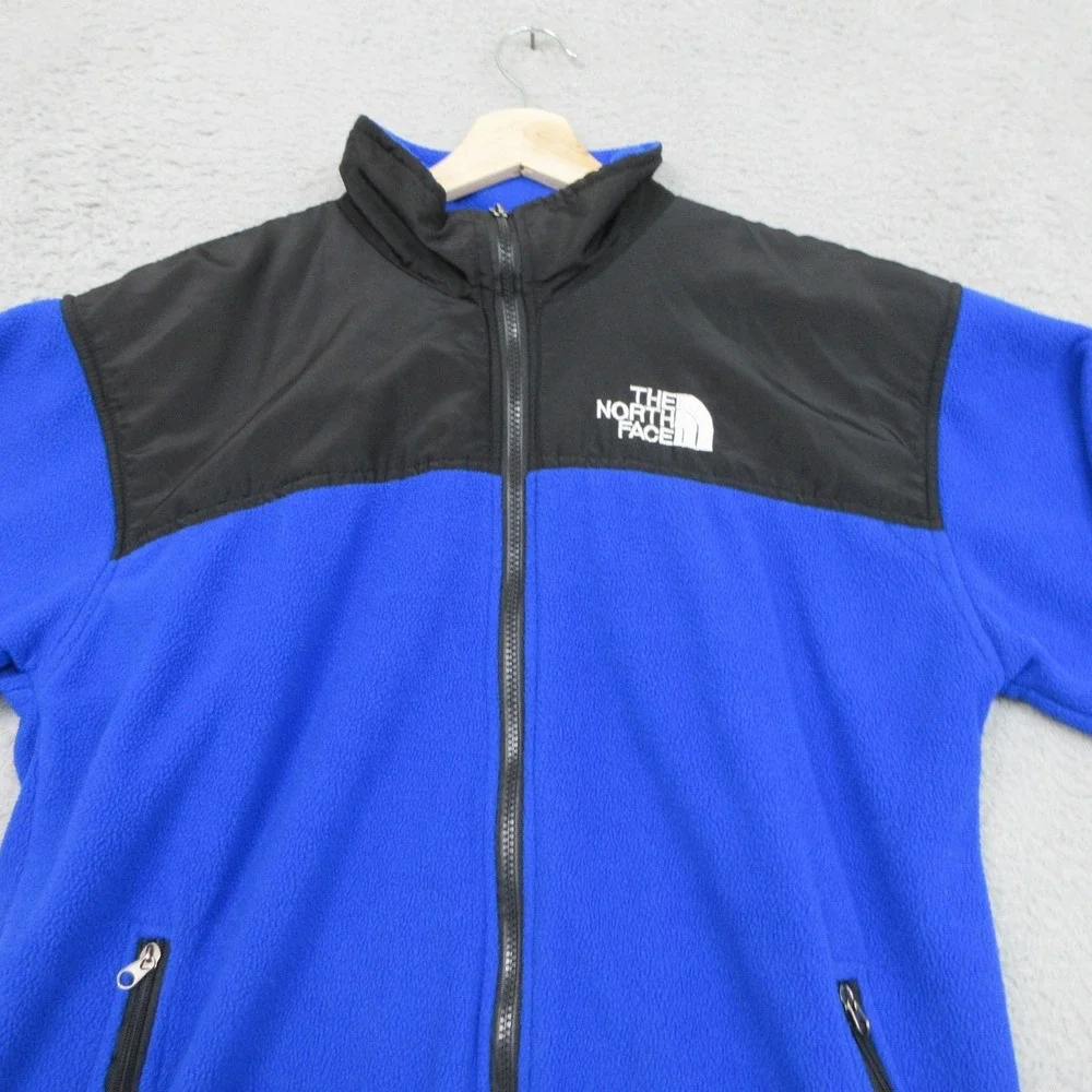 The North Face Royal Blue and Black WindStopper Fleece Jacket